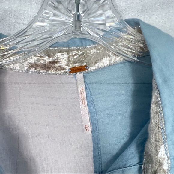 Free People Rainbow Rays Button Down - Picture 4 of 6